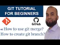 How to create delete git branch How to merge two branch