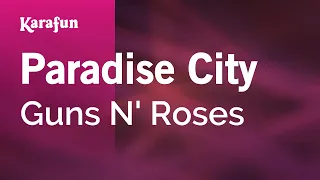 paradise city guns n roses karaoke version karafun
