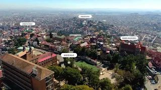 Dagoskyline : Haute ville vue du ciel