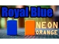 New Zippos - Royal Blue and Neon Orange 229 and 28888