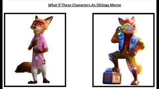 If nick wilde and fox mccloud became as siblings
