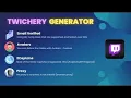TwicheryGenerator Create Twitch Accounts LEAKED 2023