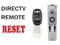 How to reset DIRECTV REMOTE