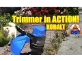 Lowes Kobalt 40Volt WEED GRASS String Trimmer in ACTION 2 5Ah