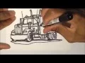 DRAWING TRUCKS Peterbilt 379