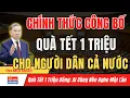 Lagu CHÍNH THỨC CÔNG BỐ Quà Tết 1 Triệu Đồng Cho Người Dân Cả Nước I Nhịp Sống Dân Sinh