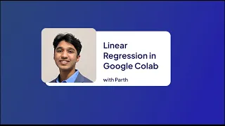 Linear Regression in Google Colab