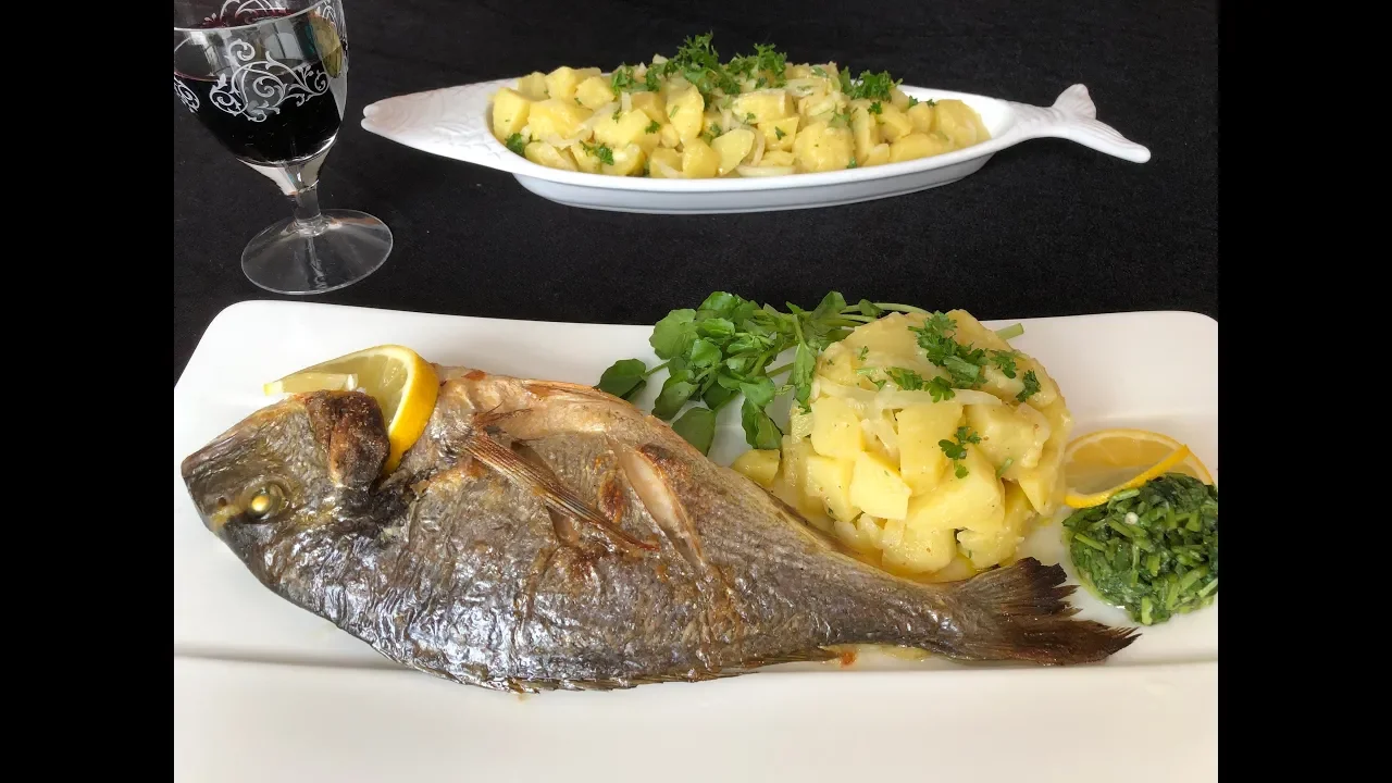 ROASTED GILT-HEAD SEABREAM WITH WATERCRESS SALAD