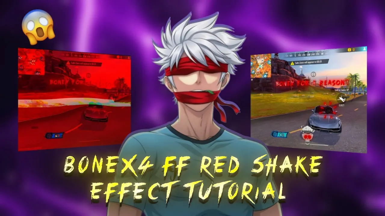 Viral 🪽 Red glitch effect 🤯 editing tutorial like ‎⁨@BONEX4_FF⁩  || Bonex ff editing tutorial