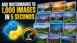 Add Watermarks to 1 000 Images in 5 Seconds