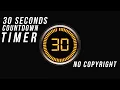 30 Seconds Countdown Timer with Sound Effects