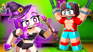 Una CHICA MAGICA me SECUESTRÓ en Minecraft...