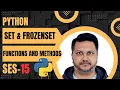 Python - Set Frozenset Explained Functions Methods Examples