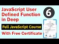 JavaScript User Defined Function in Deep