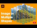 Place an Image in Multiple Shapes in Illustrator