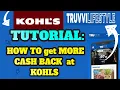 TUTORIAL HOW TO get CASH BACK at KOHLS on top of your other savings with TRUVVI