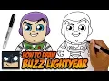 HOW TO DRAW BUZZ LIGHTYEAR TOY STORY