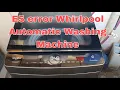 E5 error whirlpool Automatic Washing Machine