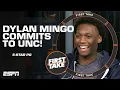 5 Dylan Mingo commits to North Carolina live on First Take