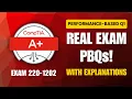 CompTIA A Core 2 220-1202 PBQ 1 Walkthrough Real Performance-Based Questions Explained 2026