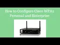 How to configure Cisco Access Points from GUI configure WPA2 authentication