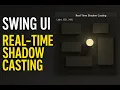 Java Swing UI - Real-Time Shadow Casting Effect Soft Shadows in Java2D