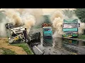 Lagu Insiden Paling Menyedihkan || Kabin Truck Remuk, Dan Truck Masuk Jurang Di Bukit Kodok