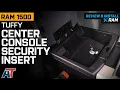 2010-2018 RAM 1500 Tuffy Center Console Security Insert w Fixed Floor Console Review Install