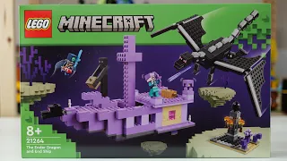 LEGO Minecraft 21264 The Ender Dragon and End Ship - LEGO Speed Build Review