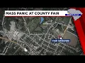 Mass panic at fairgrounds in Elbert Co