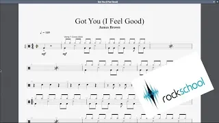 Download Got You (I Feel Good) Rockschool Grade 6 Drums MP3