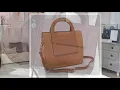 Vince Camuto Small or Large Leather Tote with Crossbody Strap - Beck on QVC