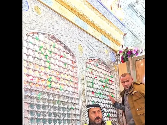 ⁣نعي _ الملا هادي آل ناشور _ مرقد ابراهيم بن مالك الاشتر النخعي .