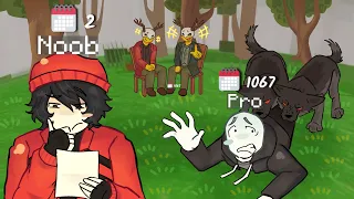 99 Noches En el Bosque Pero Un NOOB ME DICE QUE HACER!!!😰😰