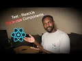 How to Test ReactJs State-less Components