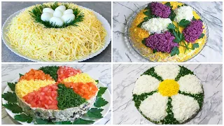 4 Салата на Пасху / Рецепты на Пасху / Салаты на Праздничный Стол / 4 Easter Salads