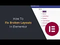How to Fix Broken Page Layouts in Elementor - Fix Broken Insecure Stylesheets in Elementor