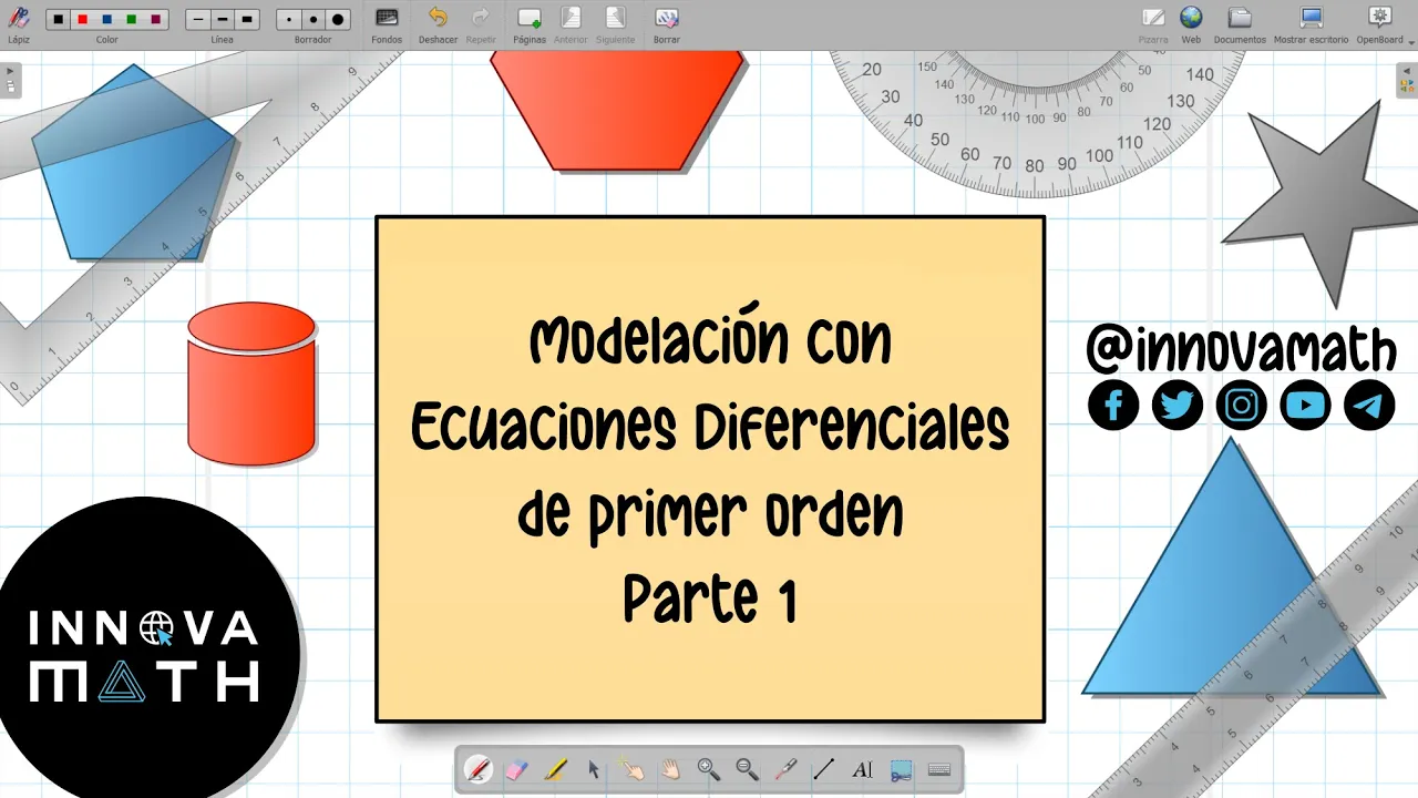 Modelación con Ecuaciones Diferenciales de primer orden Parte 1