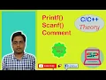 Concept Of Printf Scanf Comment In C Bangla Tutorial