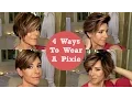 HOW TO STYLE A PIXIE CUT 4 WAYS Messy Feminine Curly Bob More Dominique Sachse