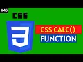 How to use the CSS calc function Full Explain In Hindi Part 45 programmer shakil
