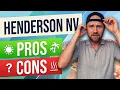 Pros and Cons of Living in Henderson NV Moving to Henderson Nevada