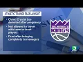 Sacramento Kings sued by former assistant athletic trainer over pregnancy discrimination sex har