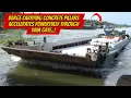 Download Lagu Sà lan chở cột bê tông tăng tốc mạnh mẽ vượt cống đầy kịch tính