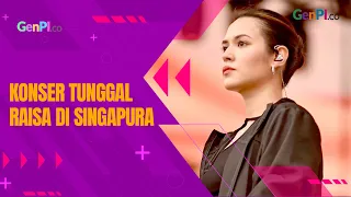 Bangga! Raisa Konser Tunggal di Singapura