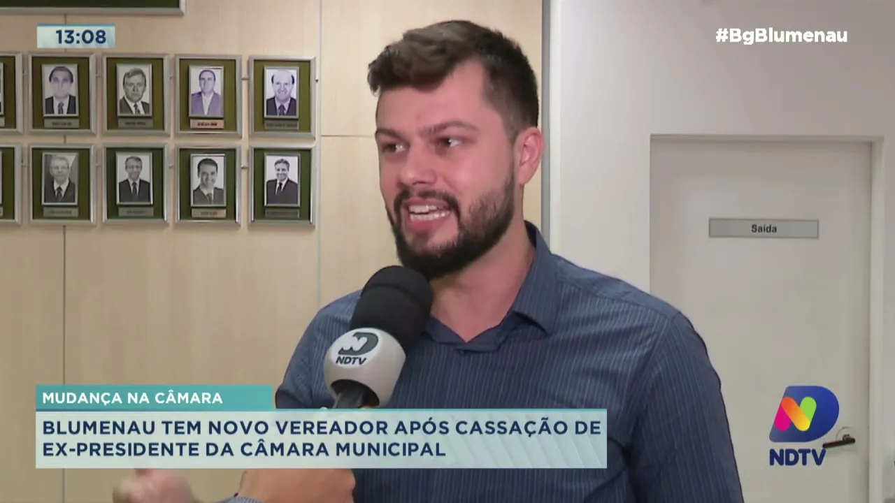 Blumenau tem novo vereador após cassação de ex-presidente da Câmara Municipal