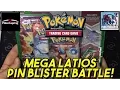 Opening Pokemon Cards - Mega Latios Pin Blister Pack Battle vs ThePokeCapital