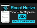 React Native tutorial JSX Javascript Extension