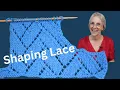 Maintaining a Lace Pattern While Shaping Technique Tuesday