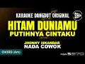 HITAM DUNIAMU PUTIHNYA CINTAKU - JHONNY ISKANDAR || KARAOKE DANGDUT ORIGINAL || NADA COWOK